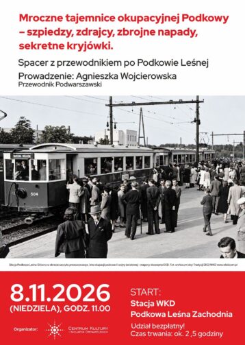 Mroczne tajemnice okupacyjnej Podkowy – spacer tematyczny