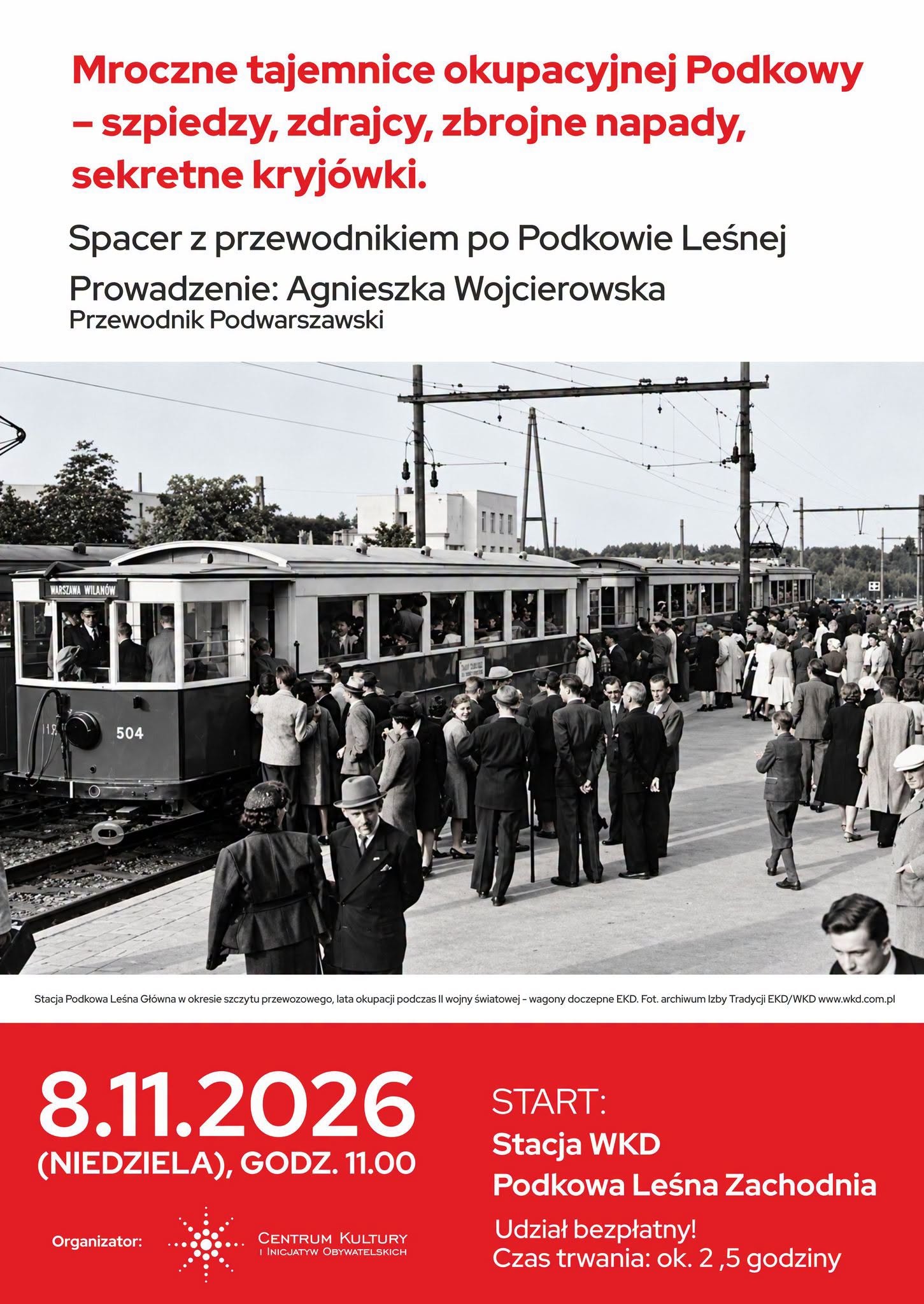 You are currently viewing Mroczne tajemnice okupacyjnej Podkowy – spacer tematyczny