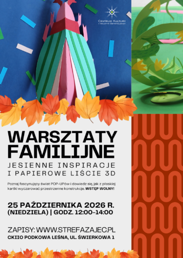Warsztaty z Pop – UPów | Jesienne inspiracje i papierowe liście 3D